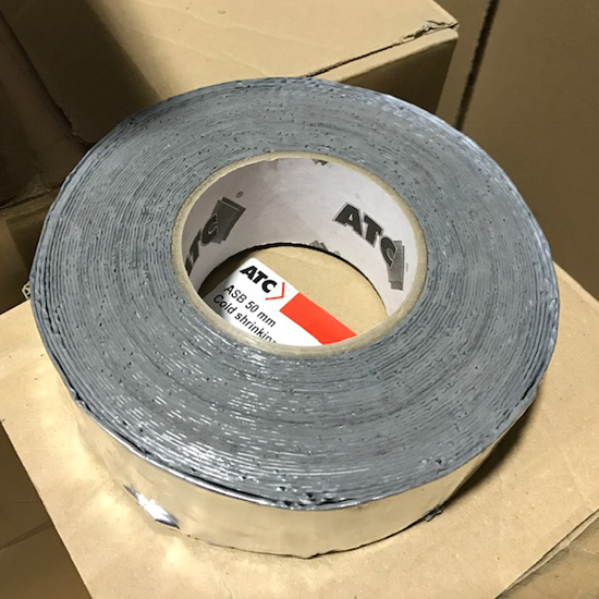 Al-clad self-adhesive tape (UV and weatherproof, polypropylene coated self-adhesive tape)