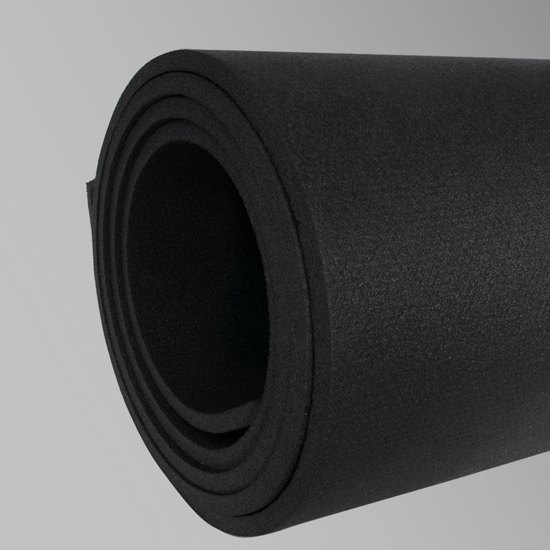 Non self-adhesive sheet (UV and weatherproof, polypropylene coated synthetic caoutchouc sheet, the other side is natural)