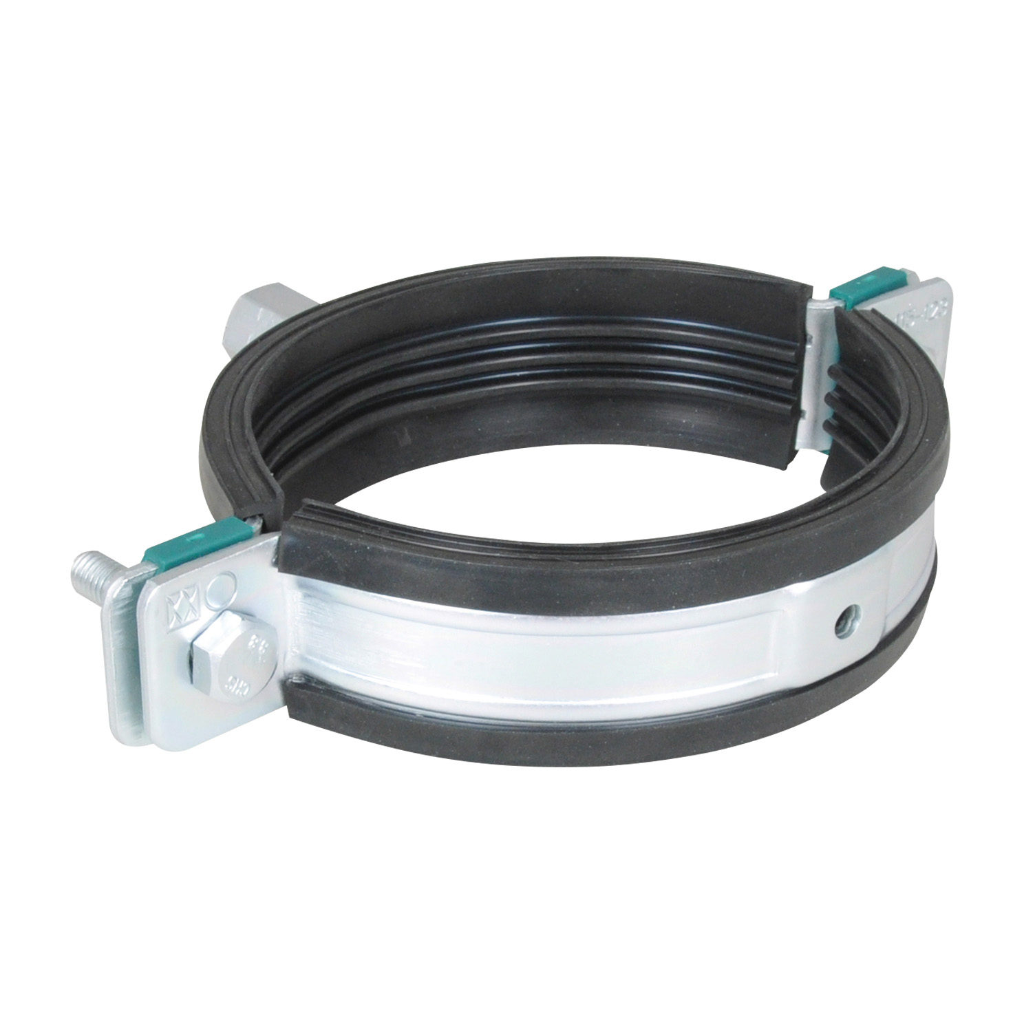 BIS HD1501 massive pipe clamp (BUP1000) (Consisting of two parts that are assembled with screws, used for heavy ducts)